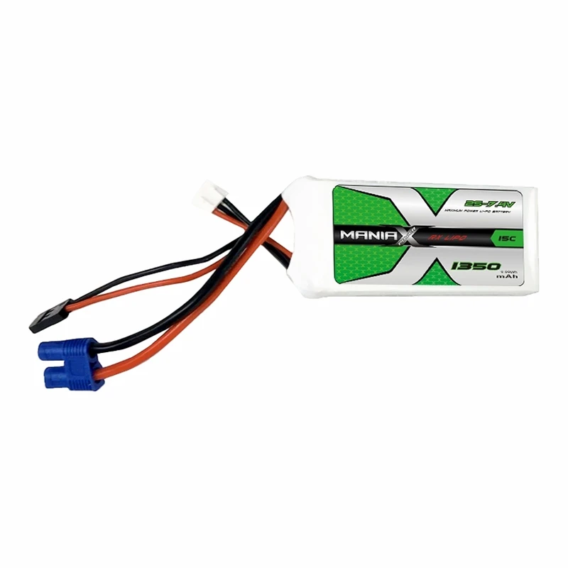 Акумулятор 2S-7.4V 1350mAh 15C RX Lipo