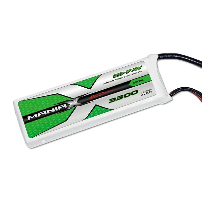 2S-7.4V 3300mAh 30C Lipo акумулятор