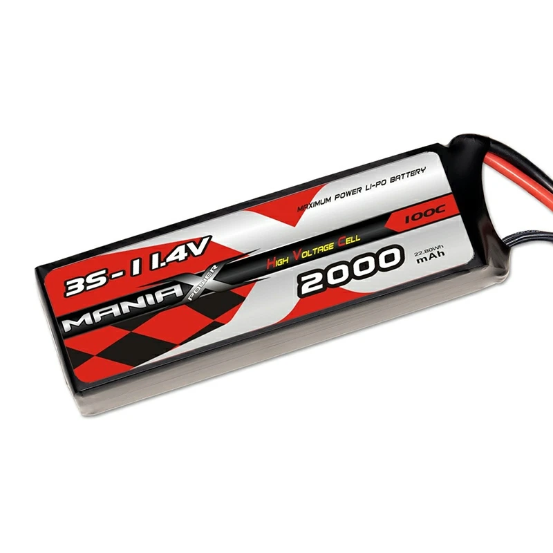 3S-11.4V 2000mAh 100C Lipo акумулятор