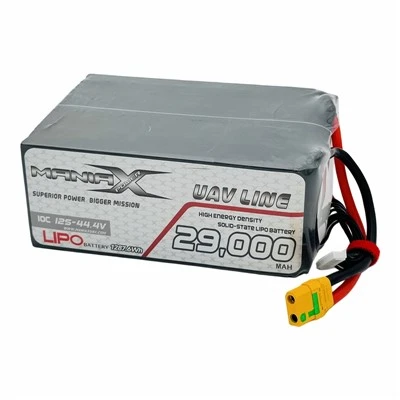 Акумулятор ManiaX Solid-State Lipo 12S-44.4V 29 000mAH 10C для дронів і БПЛА